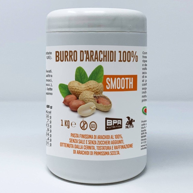 Burro D'arachidi 100% Smooth 1kg